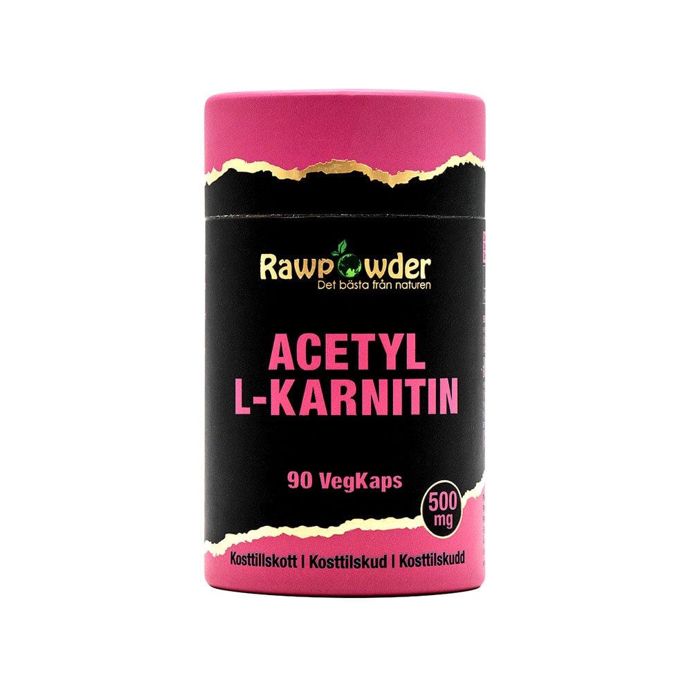 Rawpowder Acetyl L-Karnitin 500 mg 90 kapslar