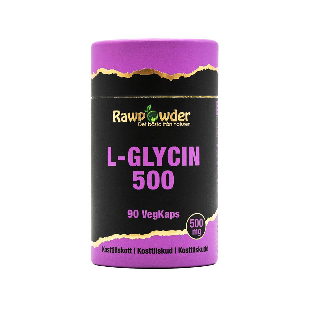 Rawpowder L-Glycin 500 mg 90 kapslar