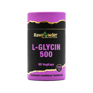 Rawpowder L-Glycin 500 mg 90 kapslar