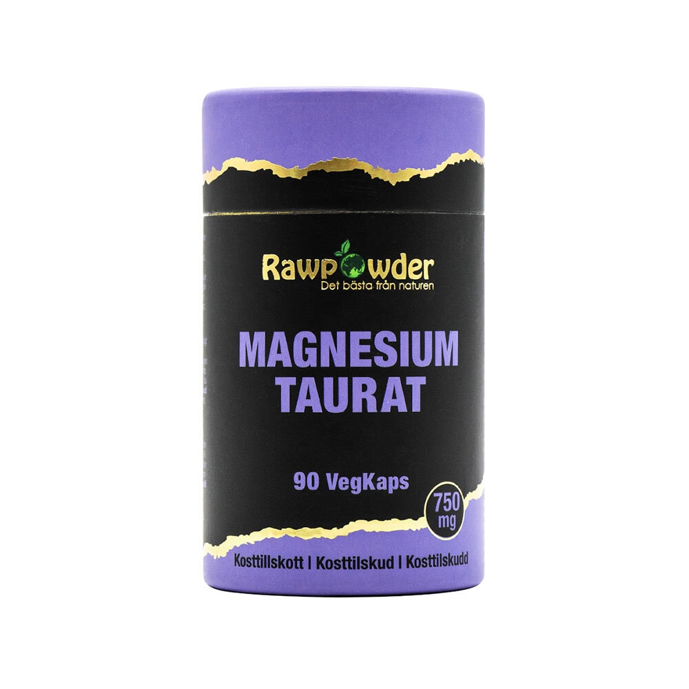 Rawpowder Magnesium Taurat 750 mg 90 kapslar