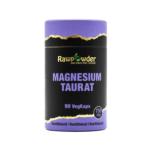 Rawpowder Magnesium Taurat 750 mg 90 kapslar