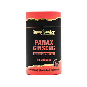 Rawpowder Panax Ginseng Extrakt 500 mg 90 kapslar
