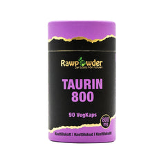 Rawpowder Taurin 800 mg 90 kapslar