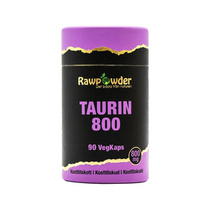 Rawpowder Taurin 800 mg 90 kapslar