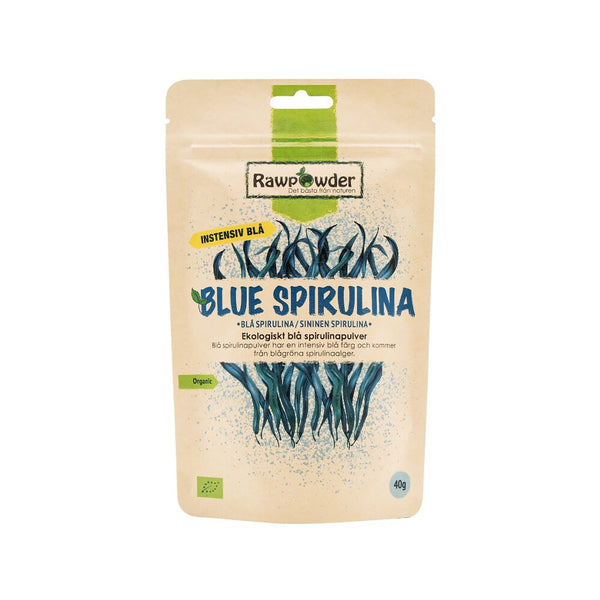Rawpowder Blå Spirulina Pulver 40 g