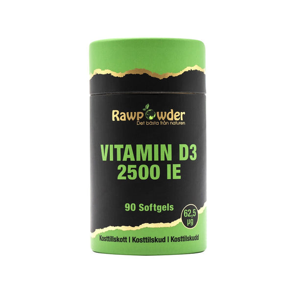 Rawpowder Vitamin D3 2500 IE 90 Softgels