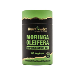 Rawpowder Moringa Extrakt 20:1 500 mg 60 VegKapslar