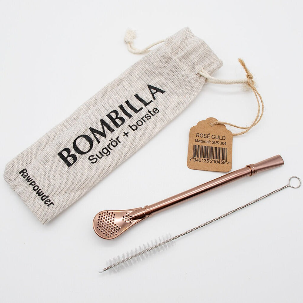 Rawpowder Yerba Straw Bombilla Roséguld