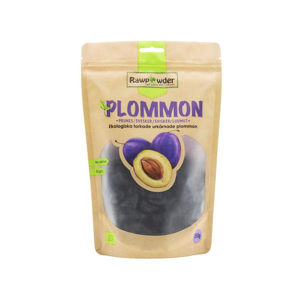 Rawpowder Plommon Torkade Urkärnade 350 g