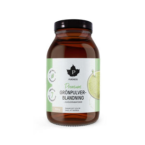 Pureness Premium Grönpulverblandning + Mjölksyrabakterier 120 g