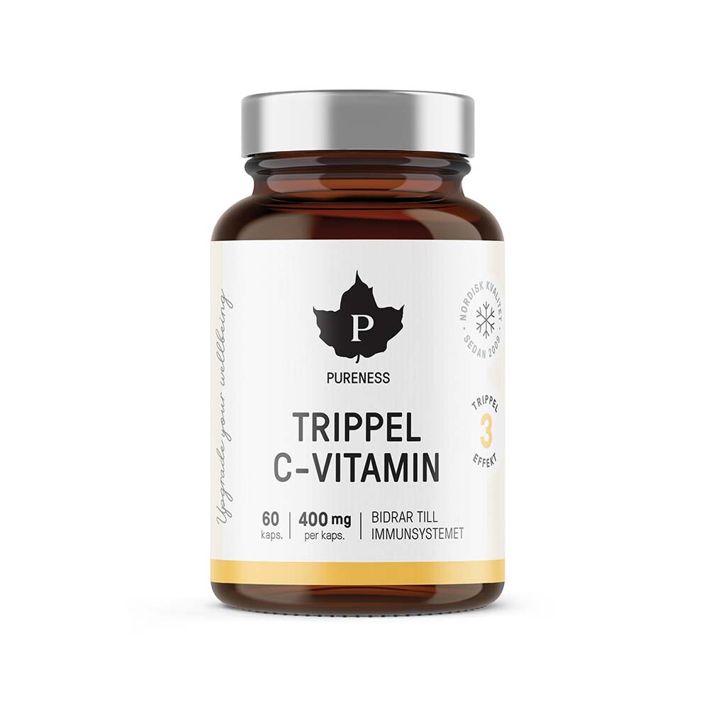 Pureness Trippel C-Vitamin 60 kapslar