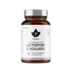 Pureness Mjölksyrabakterier Lactospore + Boulardii 60 kapslar