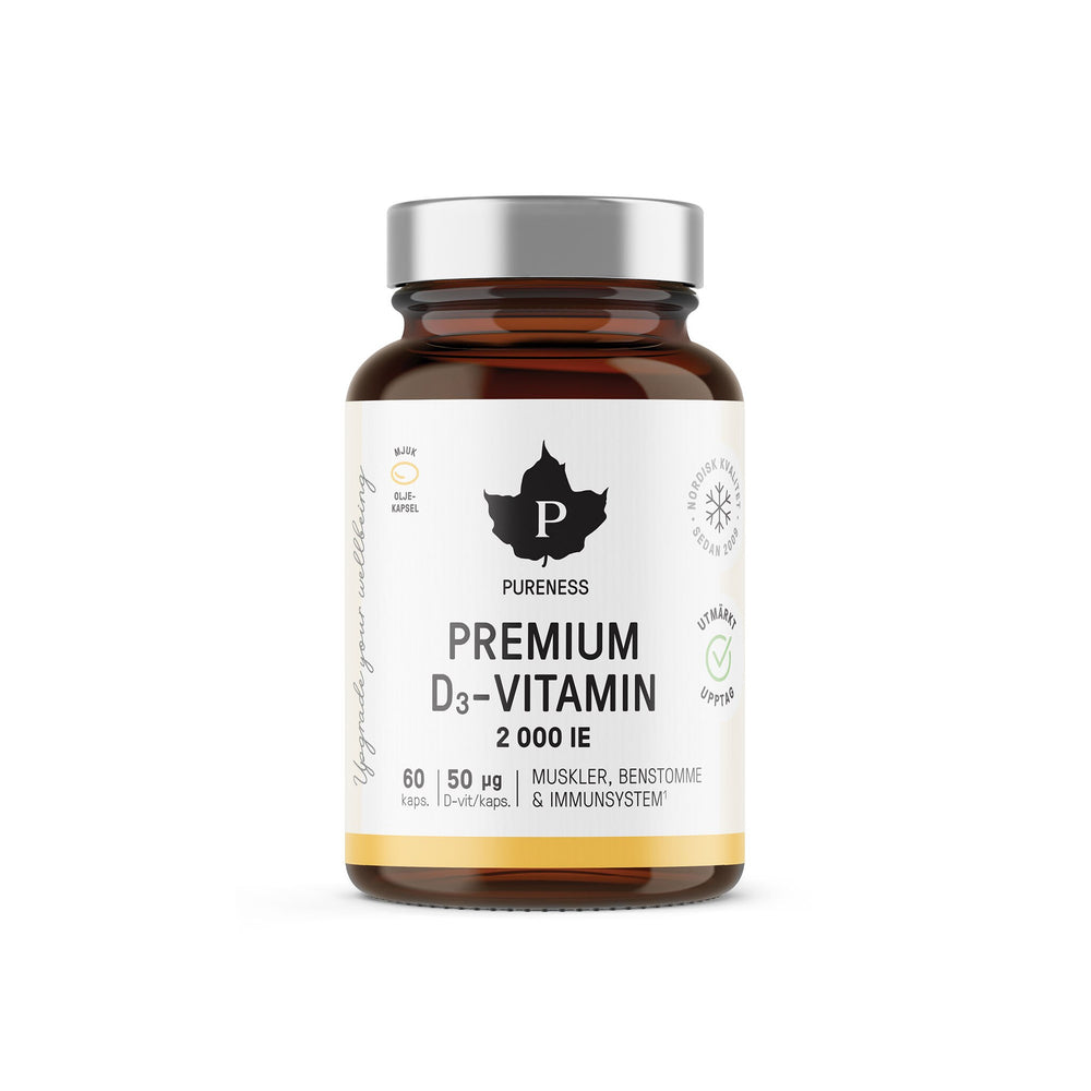 Pureness Premium D-Vitamin 50 μg 60 kapslar