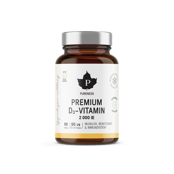 Pureness Premium D-Vitamin 50 μg 60 kapslar