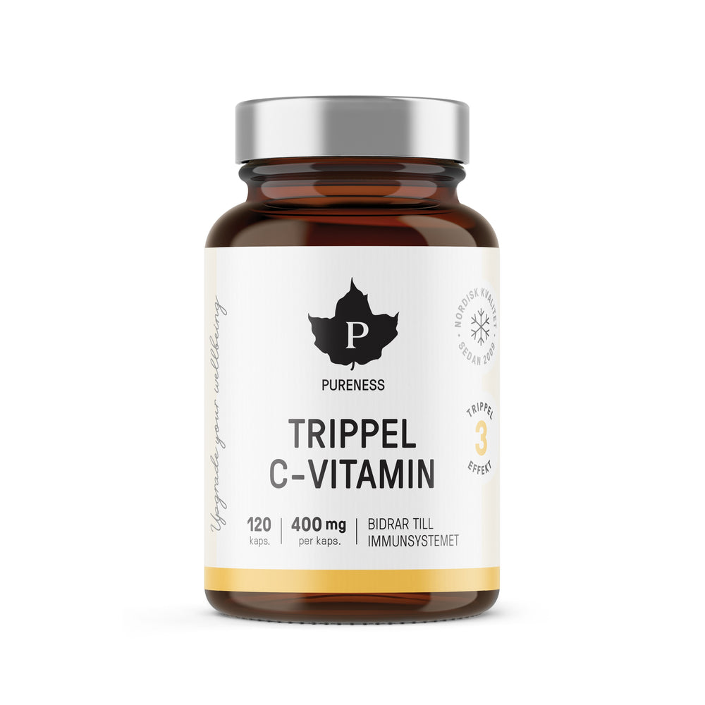 Pureness Trippel C-vitamin 120 kapslar