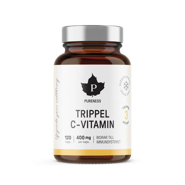 Pureness Trippel C-vitamin 120 kapslar