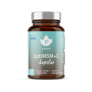 Pureness OptiMSM + Vitamin C 120 kapslar