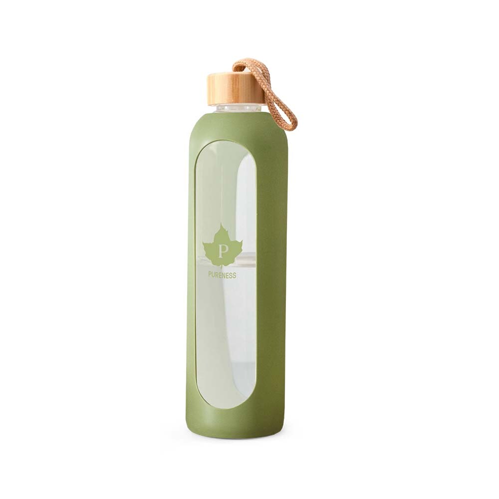 Pureness Vattenflaska Grön 550 ml Glas
