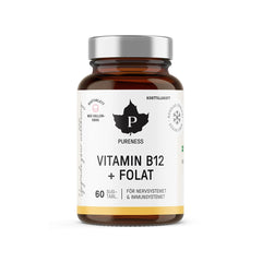 Pureness Vitamin B12 + Folat Hallon 60 sugtabletter