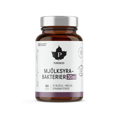 Pureness Mjölksyrabakterier 30 miljarder 60 kapslar