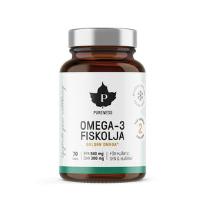 Pureness Omega-3 Fiskolja 70 kapslar