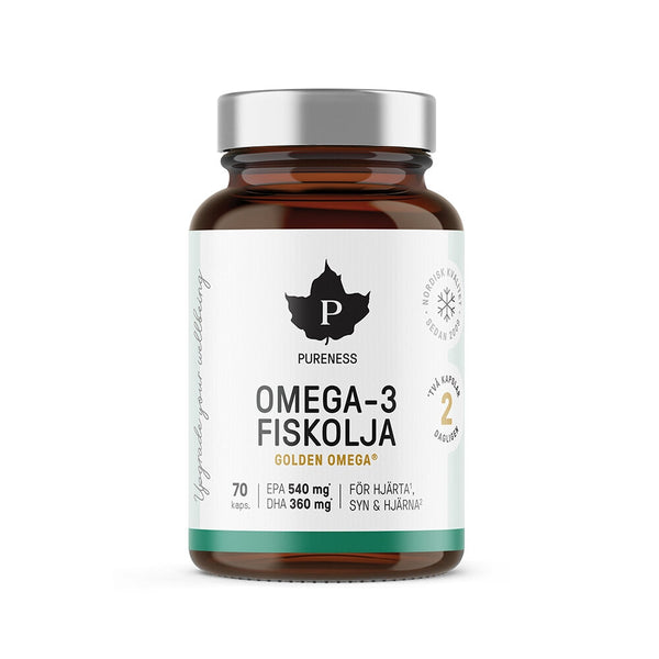 Pureness Omega-3 Fiskolja 70 kapslar