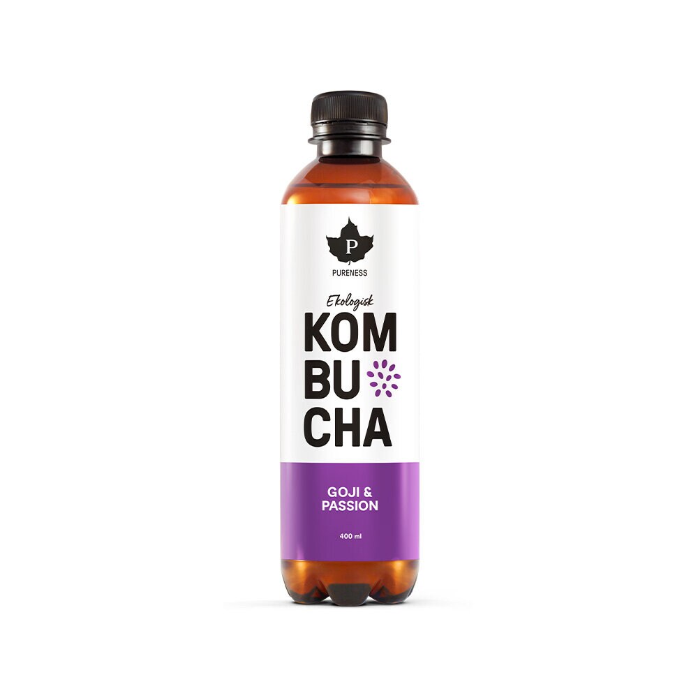 Pureness Kombucha Goji & Passionsfrukt 400 ml
