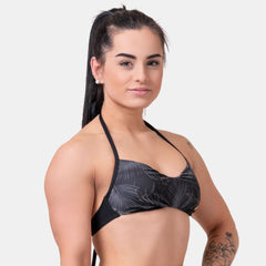 NEBBIA Earth Powered Bikini Top Volcanic Black