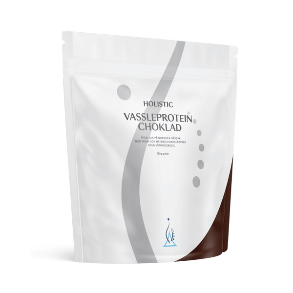 Holistic Vassleprotein 750 g – Choklad i påse