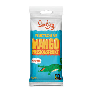 Smiling Fruktbollar Mango/Passionsfrukt 40 g