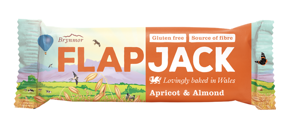 Brynmor Flapjack Apricot & Almond 80 g