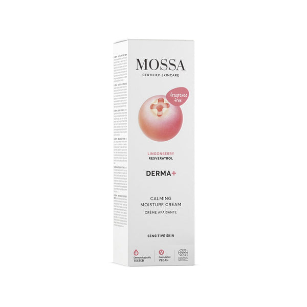 Mossa Derma+ Calming Moisture Cream 50 ml – med ytterförpackning