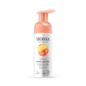 Mossa Glow Cocktail Cleansing Foam 150 ml – i pumpflaska