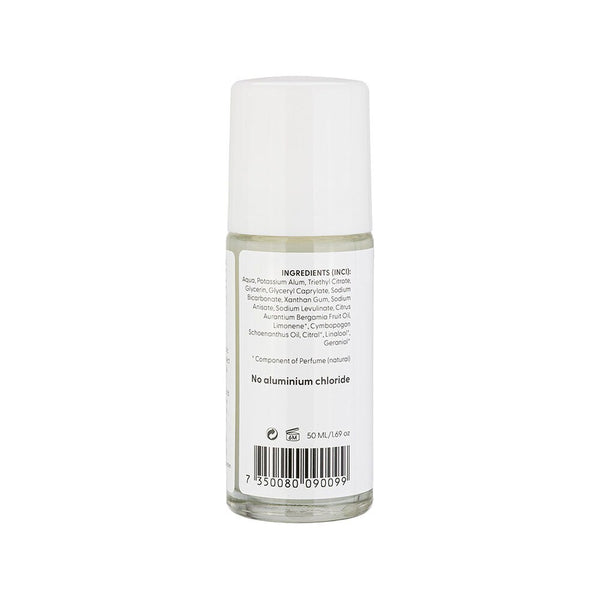 True Organic Naturlig Deodorant Undercover Agent Lemongrass 5 – baksida av True Organic Undercover Agent Lemongrass deodorant