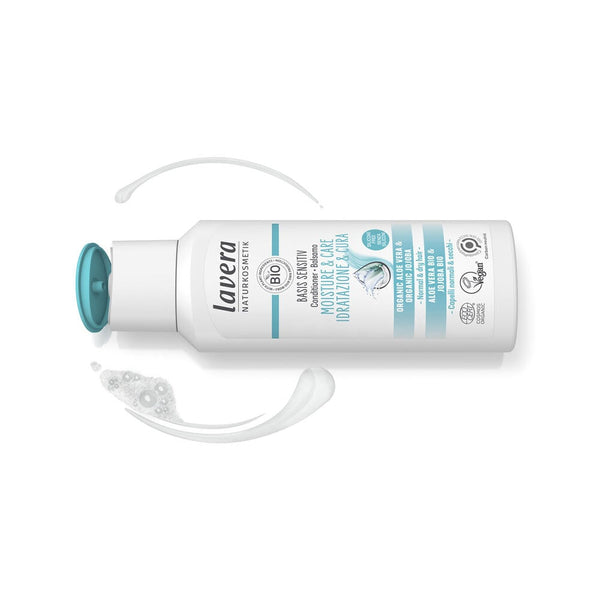Lavera Basis Sensitiv Moist Conditioner 200 ml – i flaska