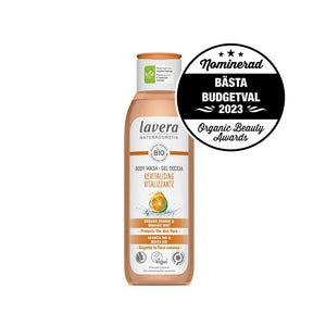 Lavera Body Wash Revitalising 250 ml – i flaska med certifieringsmärke