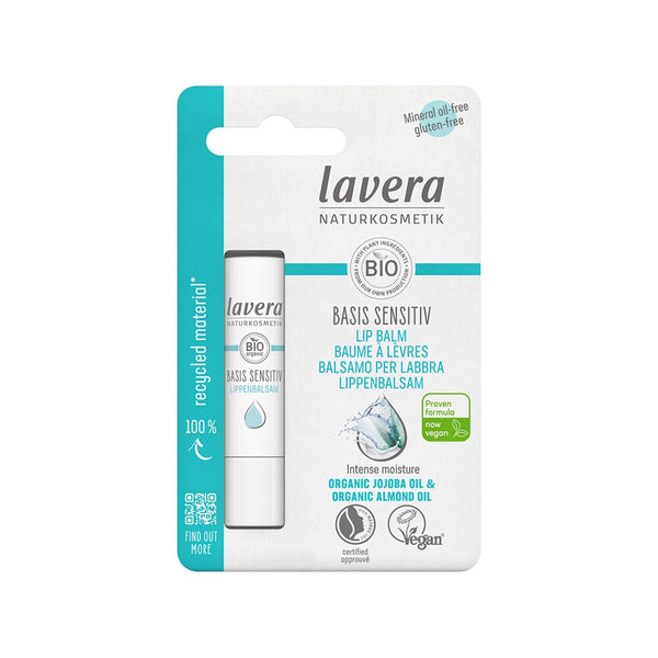 Lavera Basis Sensitiv Lip Balm 4,5 g – i blisterförpackning