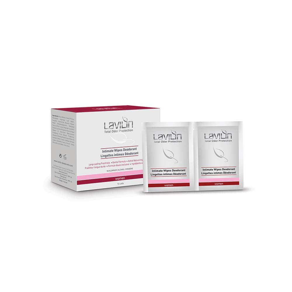 Lavilin Intimate Deodorant Wipes Probiotic 10 st
