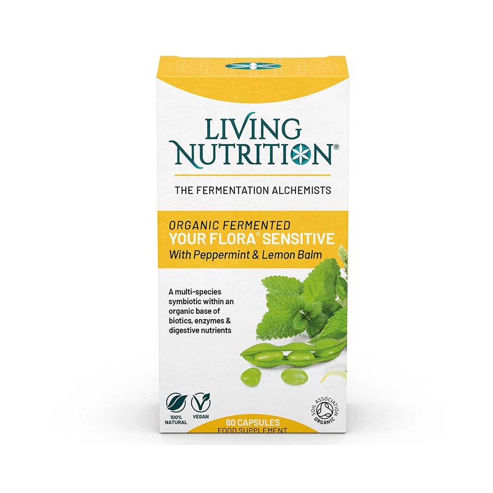 Living Nutrition Your Flora Symbiotic Sensitive 60 kapslar
