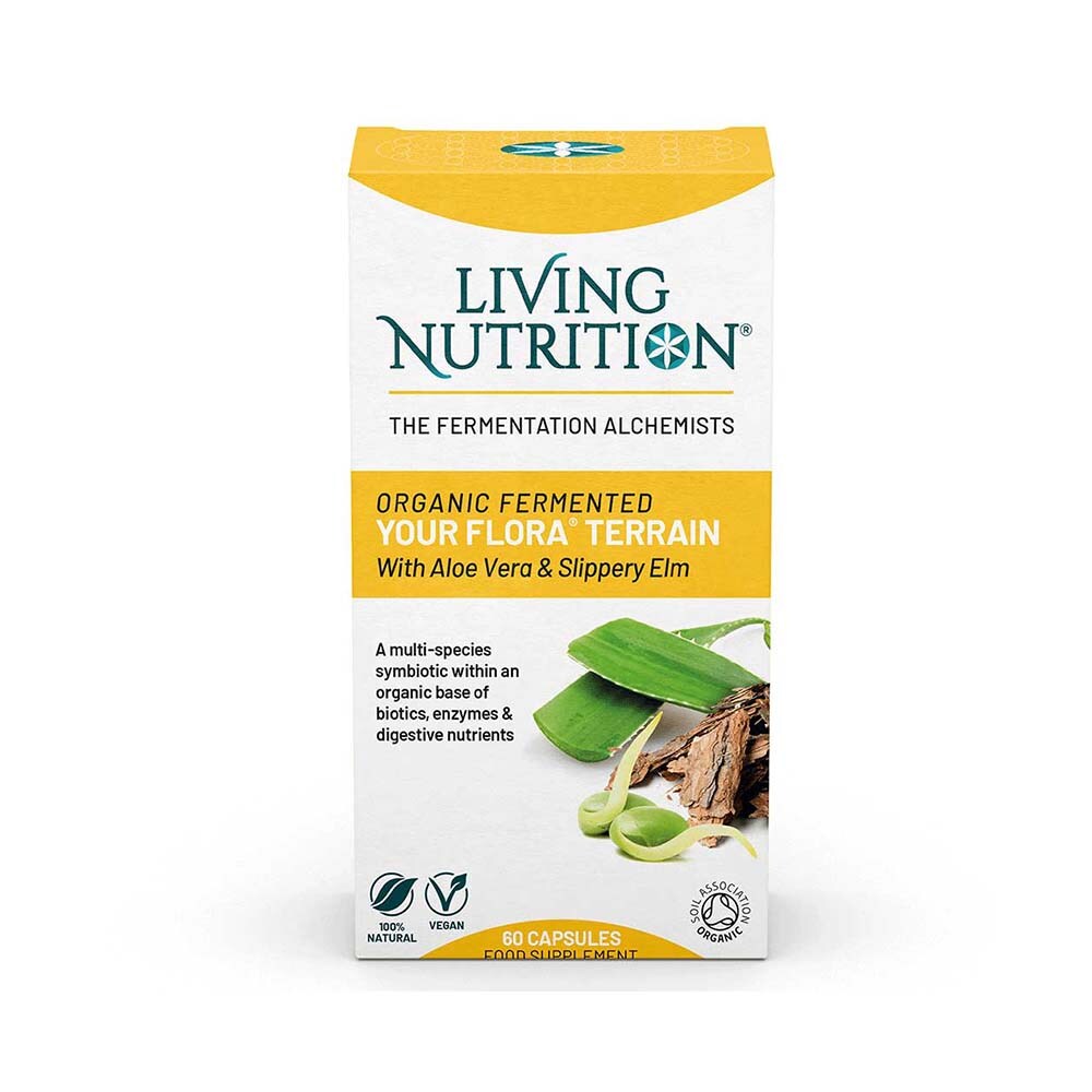 Living Nutrition Your Flora Symbiotic Terrain 60 kapslar