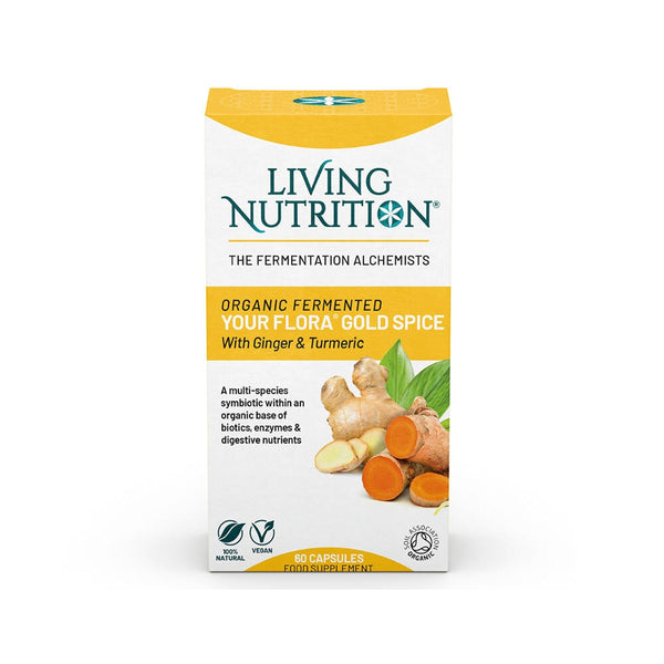 Living Nutrition Your Flora Symbiotic Gold Spice 60 kapslar