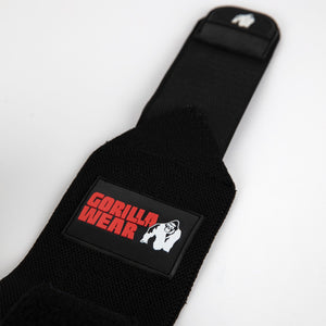 Gorilla Wear Elbow Wraps Black 1,8 m – armbågslinda utsträckt