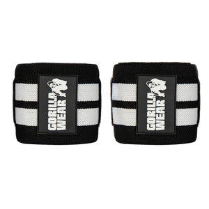 Gorilla Wear Elbow Wraps black/white 1,2 m