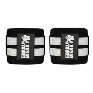 Gorilla Wear Elbow Wraps Black/White 1,5 m