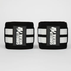 Gorilla Wear Elbow Wraps Black/White 1,8 m