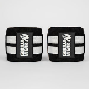 Gorilla Wear Elbow Wraps Black/White 1,8 m