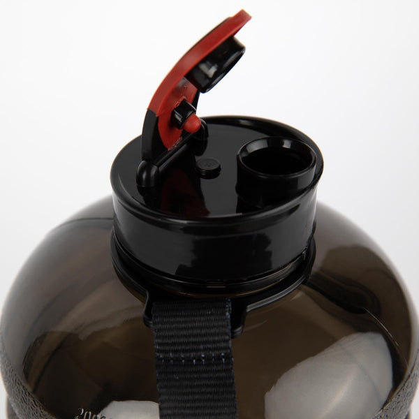 Gorilla Wear Water Jug Transparent 2,2 L – närbild av water jug-lock