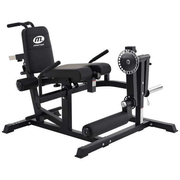 Master Fitness BX25 Ben & Bål Träningsmaskin – benspark i trekvartsvy