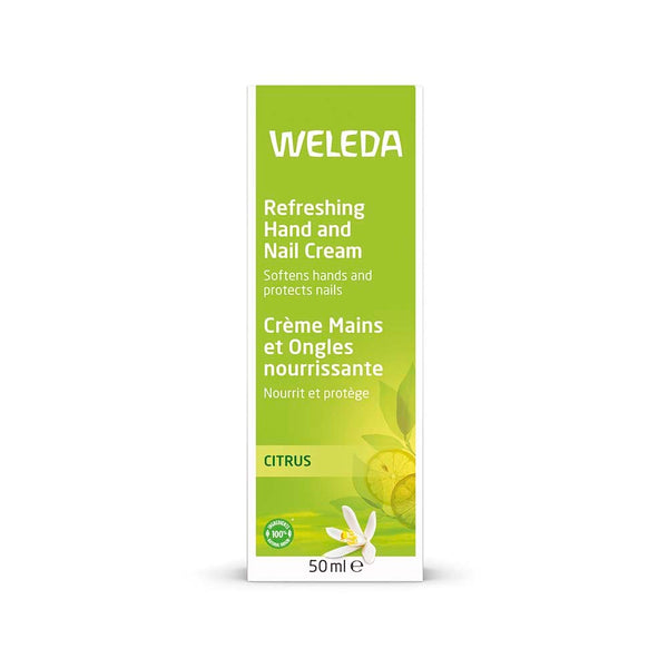 Weleda Refreshing Hand & Nail Cream 50 ml – & Nail Cream i förpackning