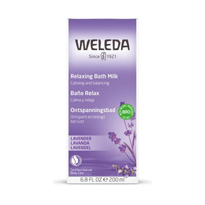 Weleda Lavender Relaxing Bath Milk 200 ml – i förpackning